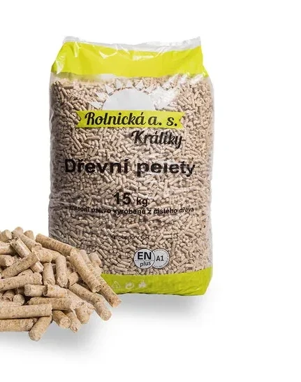 Dřevěné pelety Rolnická Králíky ENplus A1 Ø 8 mm – paleta 990 kg