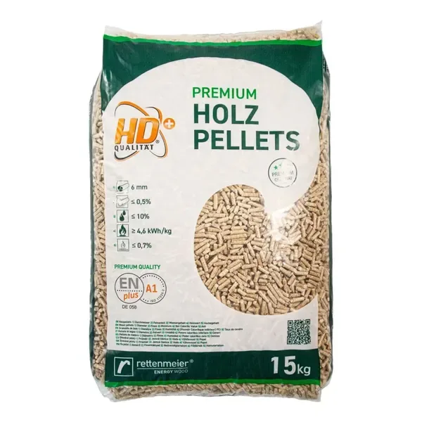Dřevěné pelety Rettenmeier Energy Wood Premium ENplus A1 – paleta 1 050 kg