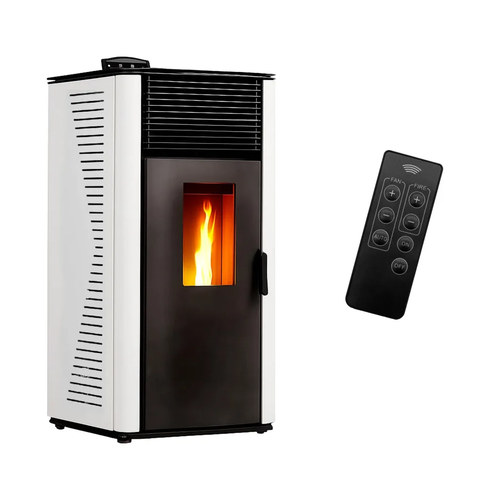 Kamna na pelety Anita 12 kW – bílá