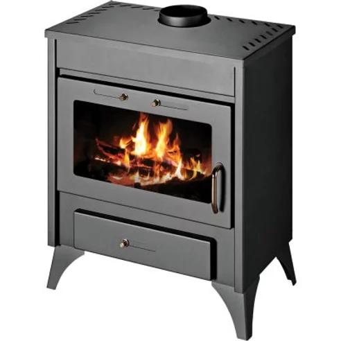 Kamna na dřevo BELLEZA RAY MAX 21 kW – antracit