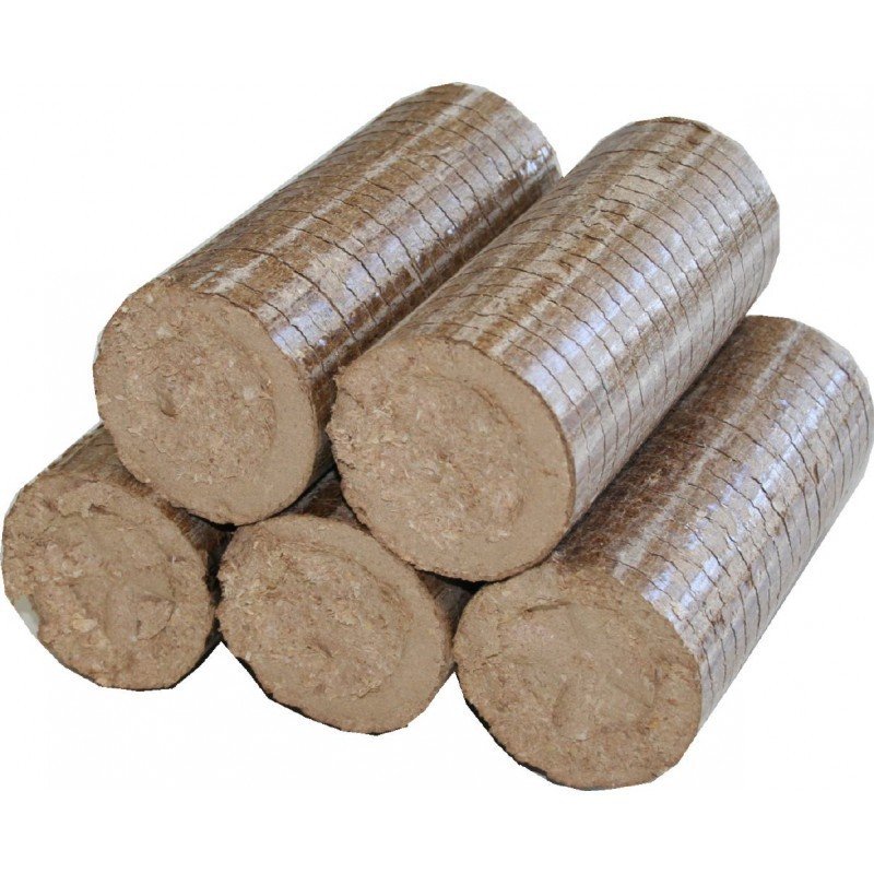Lisovaná dřevěná polena 100 % dřevo – paleta 1 040 kg
