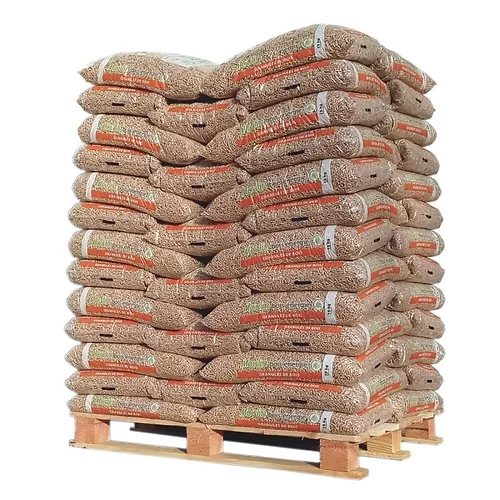 Dřevěné pelety Moulin Bois Energie ENplus A1 – paleta 975 kg